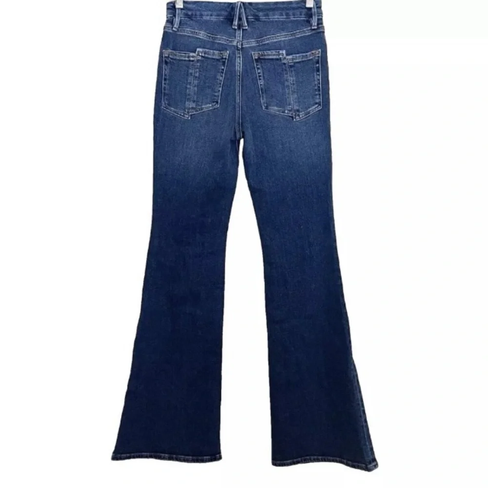 Good American Good Legs Flare Split Pocket Jeans Size 12/31 Elevated Basic Flare - Picture 9 of 15